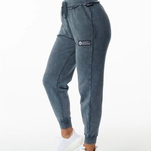 ALPHALETE VERY TERRY JOGGERS-Size Large- BLUE TOPAZ NWT